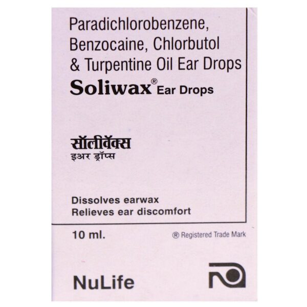 SOLIWAX EAR DROPS Medicines CV Pharmacy