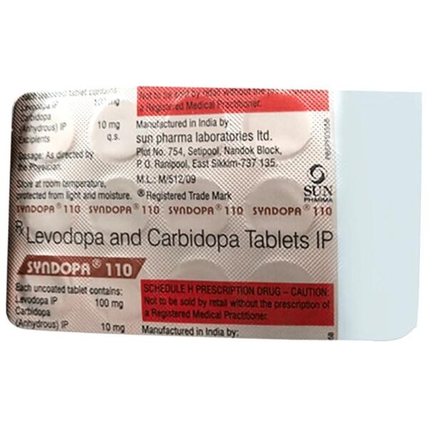 SYNDOPA 110 ANTIPARKINSONIAN CV Pharmacy 2