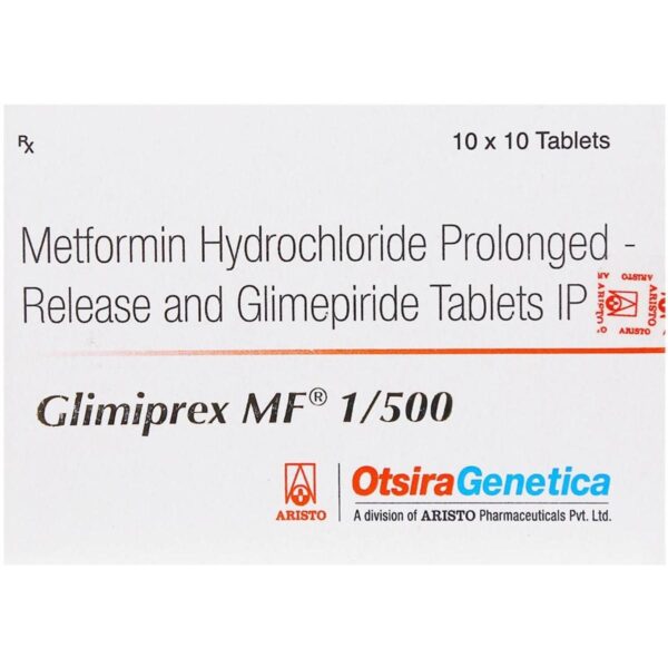 GLIMIPREX MF-1/500 ENDOCRINE CV Pharmacy