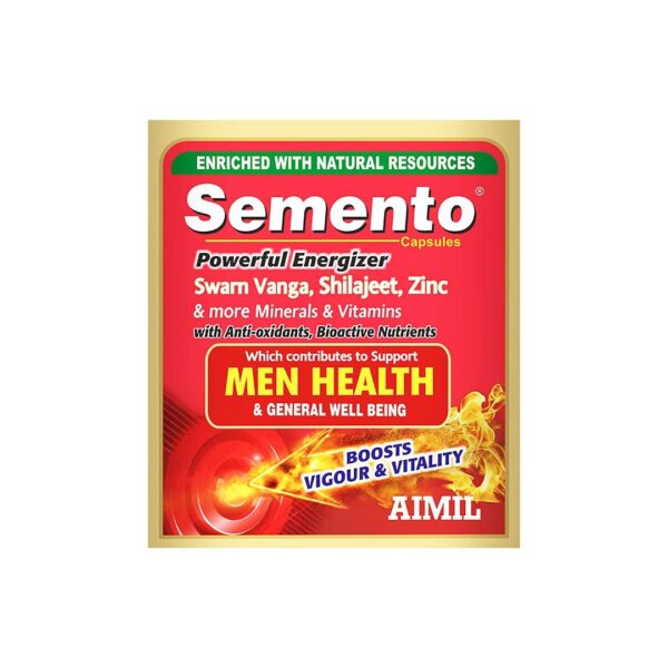 SEMENTO CAPS AYURVEDIC CV Pharmacy