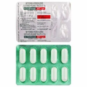 GLYCIPHAGE SR 1000MG TAB ENDOCRINE CV Pharmacy