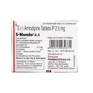 S-NUMLO-2.5 CALCIUM CHANNEL BLOCKERS CV Pharmacy