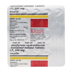 XMET-SR 500MG TAB ENDOCRINE CV Pharmacy