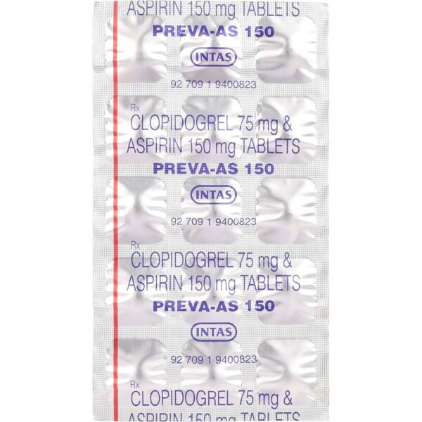 PREVA-AS 150 ANTIPLATELETS CV Pharmacy