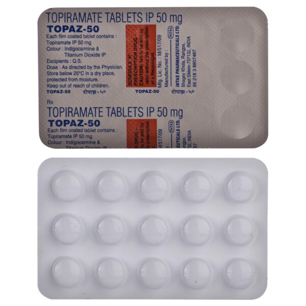 TOPAZ-50 ANTIMIGRAINE CV Pharmacy 2