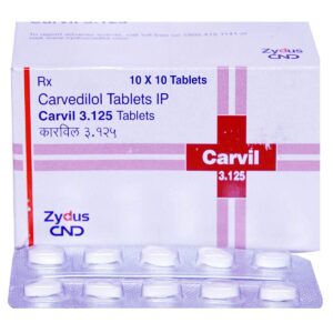 CARVIL 3.125MG TAB BETA BLOCKER CV Pharmacy