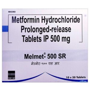 MELMET-500 SR TAB ENDOCRINE CV Pharmacy