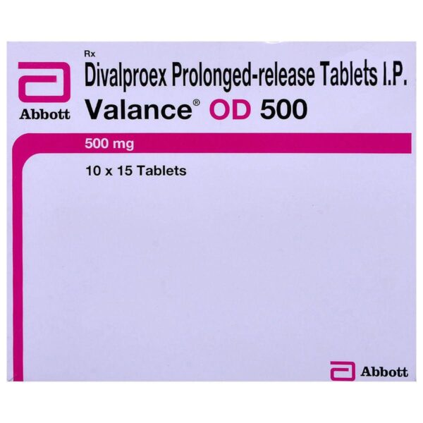 VALANCE OD 500 ANTIEPILEPTICS CV Pharmacy