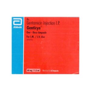 GENTICYN INJ 60MG Medicines CV Pharmacy