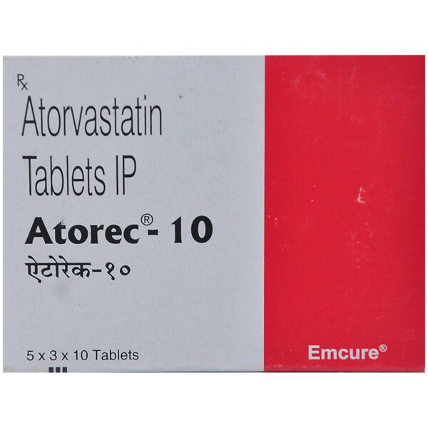 ATOREC 10MG TAB ANTIHYPERLIPIDEMICS CV Pharmacy