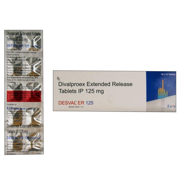 DESVAL-ER-125MG ANTIEPILEPTICS CV Pharmacy