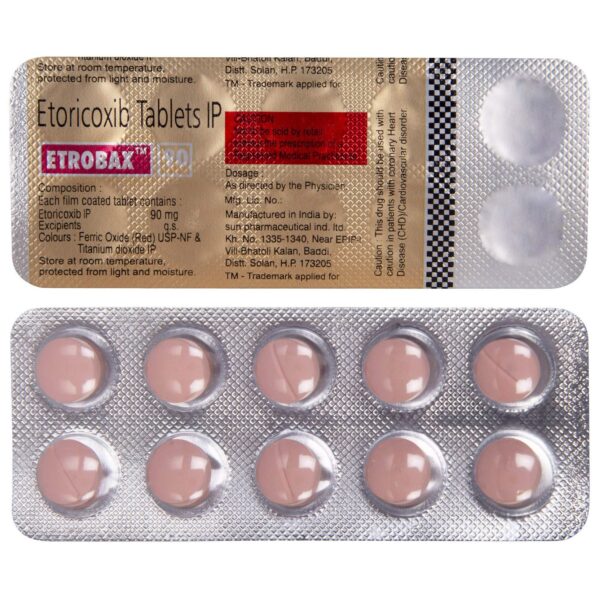 ETROBAX-90MG MUSCULO SKELETAL CV Pharmacy