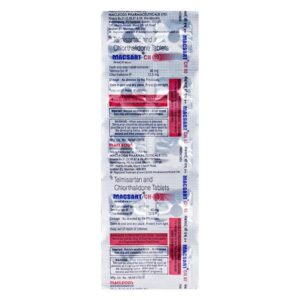 MACSART-CH 40/12.5 TAB ANGIOTENSIN-II ANTAGONIST CV Pharmacy