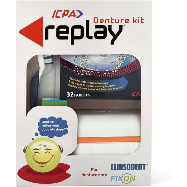 REPLAY DENTURE KIT Medicines CV Pharmacy