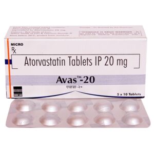 AVAS 20MG TAB ANTIHYPERLIPIDEMICS CV Pharmacy