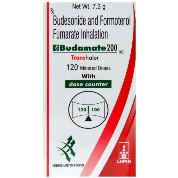 BUDAMATE 200MCG TRANSHALER ANTIASTHAMATICS CV Pharmacy 2