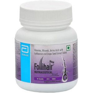 FOLLIHAIR TAB 30`S Medicines CV Pharmacy