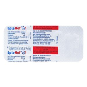 EPLEHEF 25MG TAB CARDIOVASCULAR CV Pharmacy