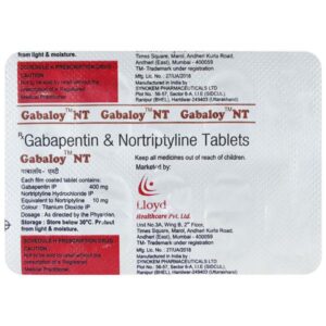 GABALOY-NT TAB CNS ACTING CV Pharmacy