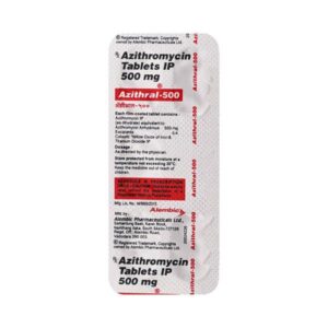 AZITHRAL 500MG TAB ANTI-INFECTIVES CV Pharmacy