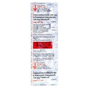 CETIL CV 250 TAB ANTI-INFECTIVES CV Pharmacy