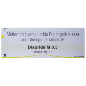 DIAPRIDE-M 0.5 TAB ENDOCRINE CV Pharmacy