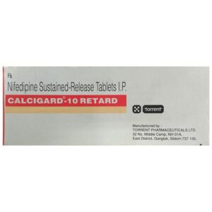 CALCIGARD RETARD 10MG TAB CALCIUM CHANNEL BLOCKERS CV Pharmacy