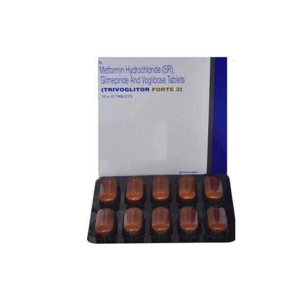 TRIVOGLITOR FORTE 2 TAB Medicines CV Pharmacy