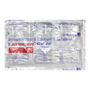 ATOCOR CV 20 CAP ANTIHYPERLIPIDEMICS CV Pharmacy