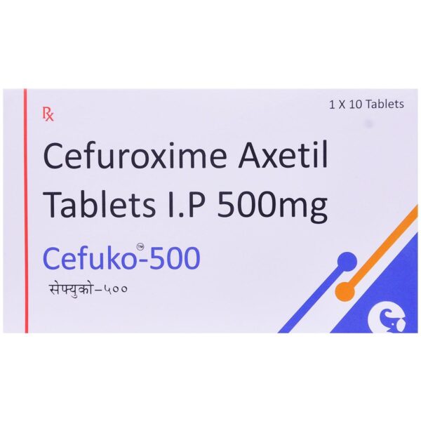 CEFUKO 500 MG TAB ANTI-INFECTIVES CV Pharmacy