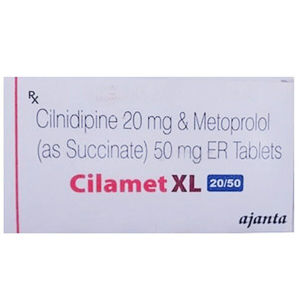 CILAMET-XL 20/50 TAB BETA BLOCKER CV Pharmacy 2