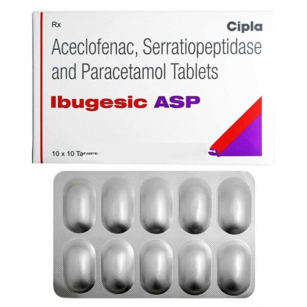 IBUGESIC ASP TAB ANTI INFLAMMATORY ENZYMES CV Pharmacy 2