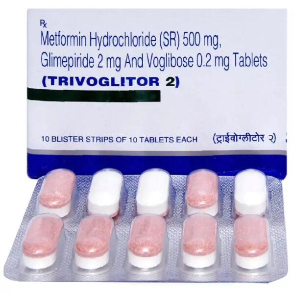 TRIVOGLITOR 2 TAB Medicines CV Pharmacy