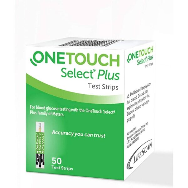 ONE TOUCH SELECT PLUS STRIPS 50`S DIAGNOSTIC AND OTHER DEVICES CV Pharmacy 2