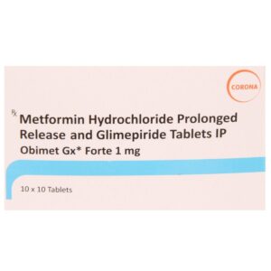 OBIMET GX1 FORTE TAB ENDOCRINE CV Pharmacy