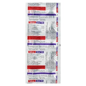 TELVAS BETA 50 TAB ANGIOTENSIN-II ANTAGONIST CV Pharmacy