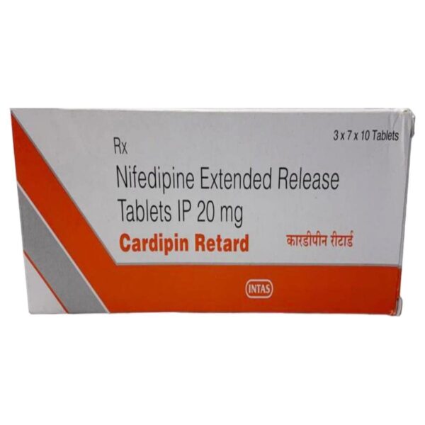 CARDIPIN RETARD 20MG TAB Generics CV Pharmacy 2