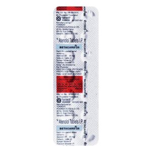 BETACARD 25MG TAB BETA BLOCKER CV Pharmacy