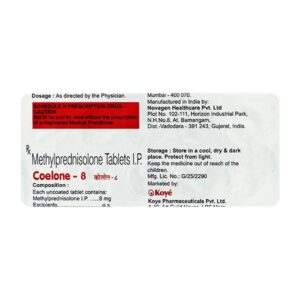 COELONE 8MG TAB GLUCOCORTICOIDS CV Pharmacy