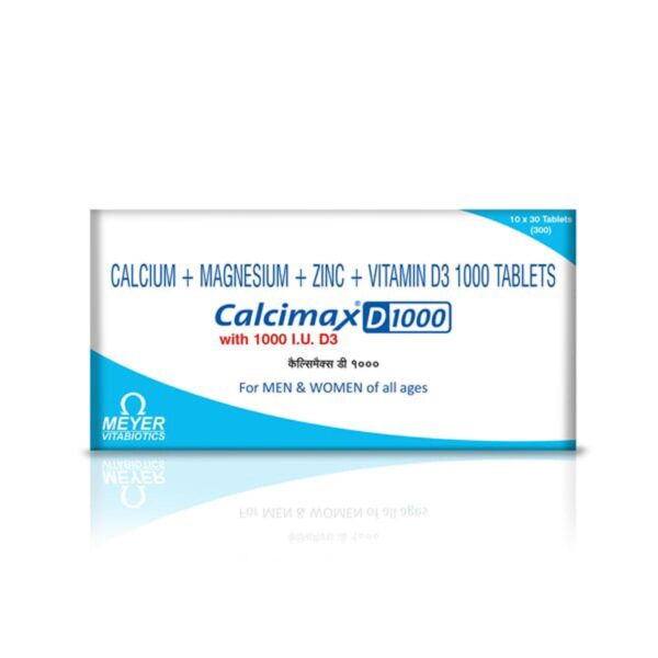 CALCIMAX D 1000 TAB CALCIUM CV Pharmacy