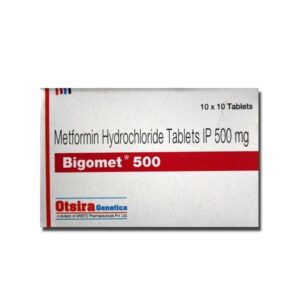 BIGOMET 500MG TAB ENDOCRINE CV Pharmacy