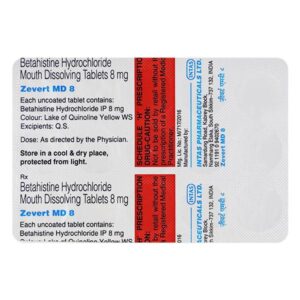 ZEVERT MD 8 TAB ANTIVERTIGO CV Pharmacy