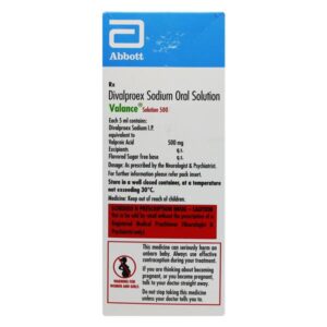 VALANCE 500MG/5ML SOLUTION ANTIEPILEPTICS CV Pharmacy