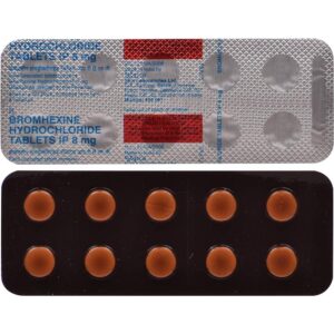 BROMHEXINE 8MG TAB Medicines CV Pharmacy