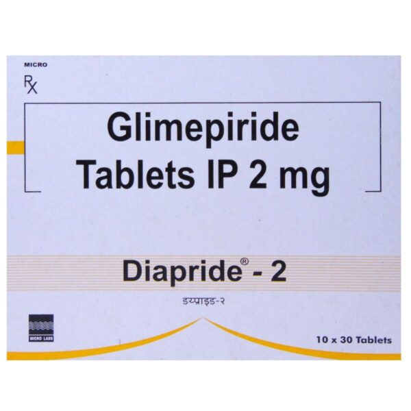 DIAPRIDE 2MG TAB ENDOCRINE CV Pharmacy 2