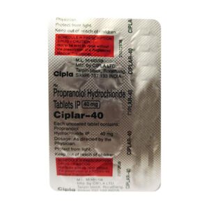 CIPLAR 40MG TAB BETA BLOCKER CV Pharmacy