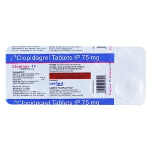 CLOPINOX 75MG TAB ANTIPLATELETS CV Pharmacy