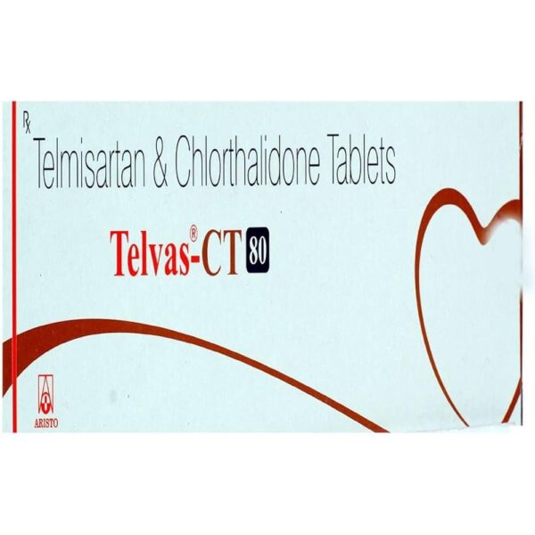 TELVAS CT 80MG TAB ANGIOTENSIN-II ANTAGONIST CV Pharmacy