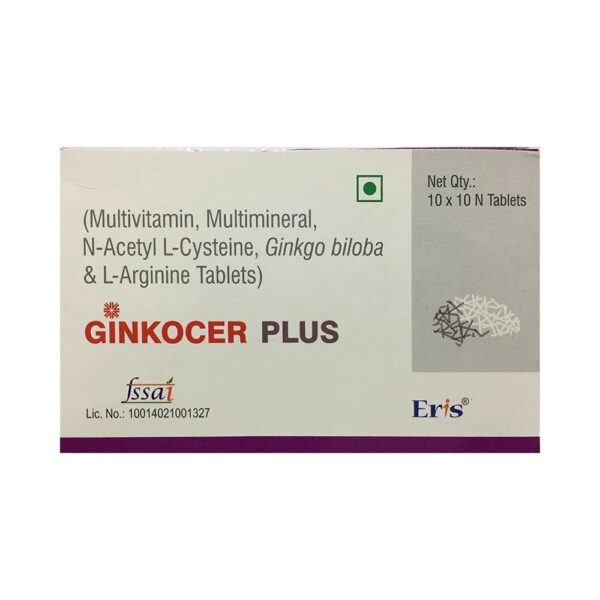 GINKOCER PLUS TAB Medicines CV Pharmacy