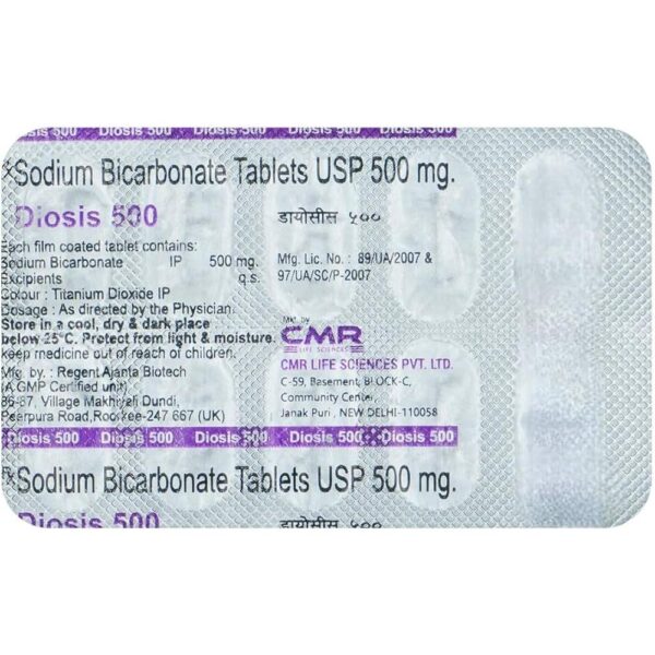 DIOSIS 500MG TAB ALKALIZERS CV Pharmacy 2